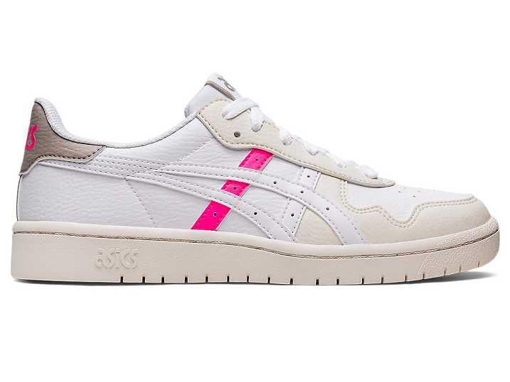 Women's Asics JAPAN S Sneakers White / pink | Israel-4501698