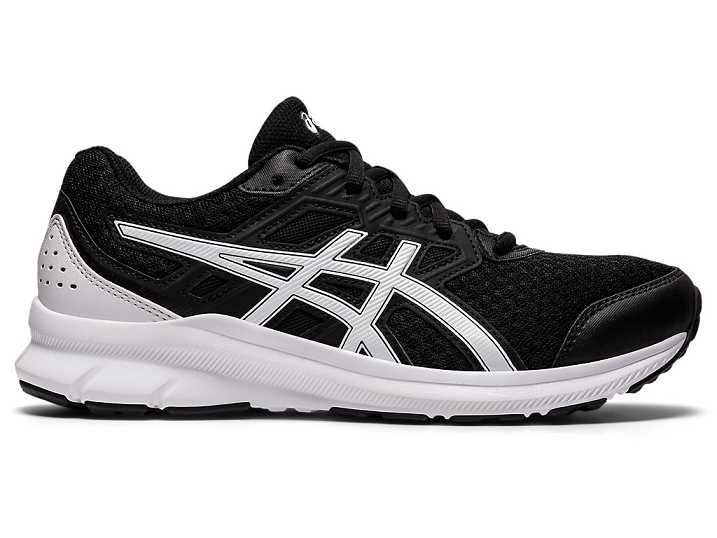 Women's Asics JOLT 3 WIDE Running Shoes Black / White | Israel-0418927