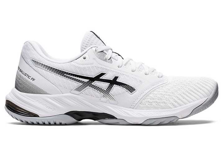 Women's Asics NETBURNER BALLISTIC FF 3 Volleyball Shoes White / Black | Israel-1834596