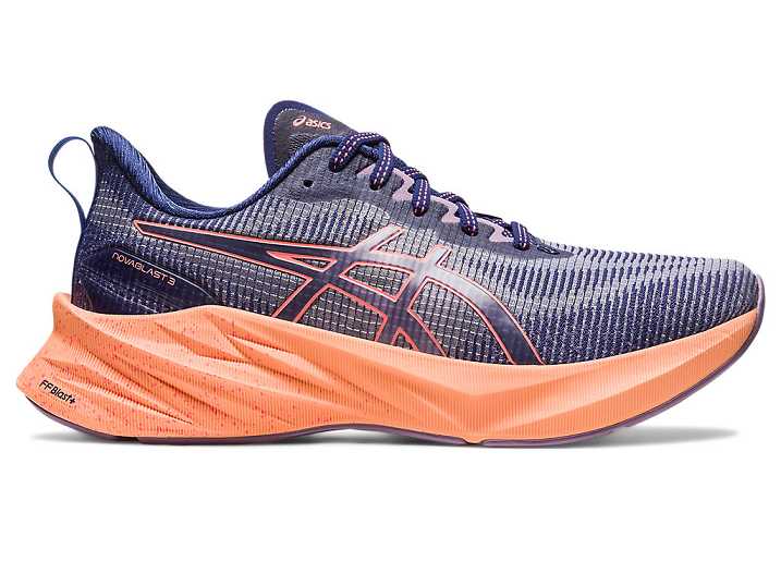 Women's Asics NOVABLAST 3 LE Running Shoes Blue | Israel-5421697