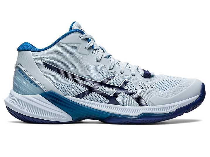 Women's Asics SKY ELITE FF MT 2 Volleyball Shoes Green / Blue | Israel-1695827