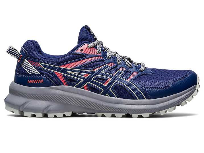 Women's Asics TRAIL SCOUT 2 Trail Running Shoes Blue / Light Olive | Israel-8690743