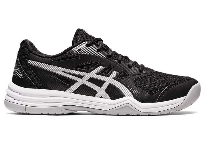 Women's Asics UPCOURT 5 Volleyball Shoes Black / Silver | Israel-3481762